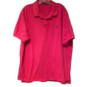 Polo Ralph Lauren Pink Polo Shirt Men’s Size XXL Short Sleeve